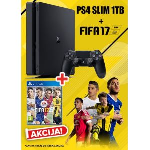 Konzola Playstation 4 1TB Slim + FIFA 17