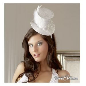 Cottelli beli disko šešir, COTEL01854