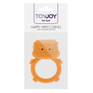 Toy Joy happy hippo silikonski penis prsten, TOYJOY0786