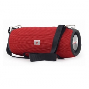 Gembird SPK-BT-06-R portable bluetooth speaker 2x5W USB, SD with powerbank function, red FO