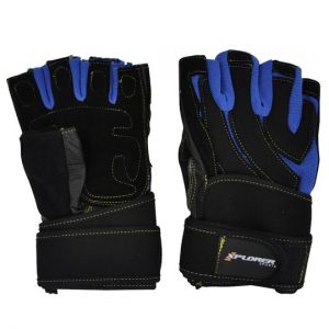 XPLORER fitnes rukavice (plava koža), 06646