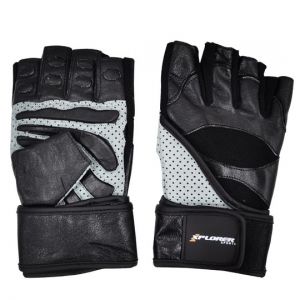 XPLORER fitnes rukavice (mesh-koža), 06658