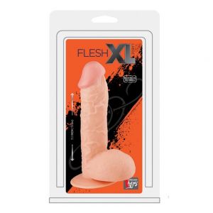 NMC fleshx dildo sa testisima i vakum postoljem, NMC0001709