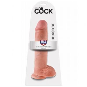 Pipedream king cock 11 veliki realistični dildo sa testisima, PIPE551021