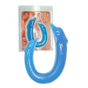 Seven Creations plavi delfin - dildo za dvostruku stimulaciju, SEVCR00666