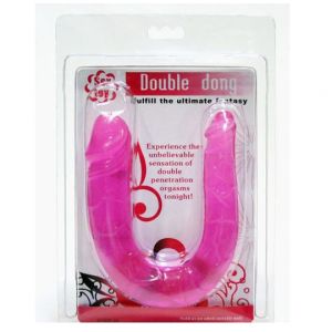 D Kft dupli dildo roze, D0107