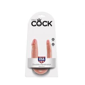 Pipedream king cock dupli dildo u boji kože, PIPE551321