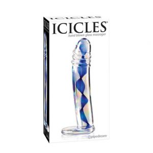 Pipedream icicles no 9 - stakleni dildo penis, PIPE290900