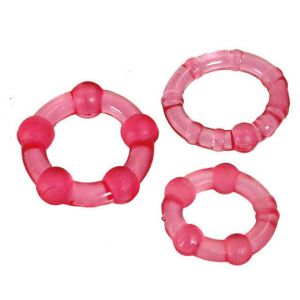 Scala roze silikonski prstenovi za penis, SCALA04691