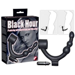 You2Toys black hour presten za penis sa kuglicama, YOU2T00102