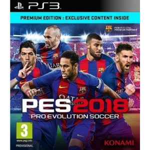 PS3 Pro Evolution Soccer 2018 - PES 2018 Premium Edition