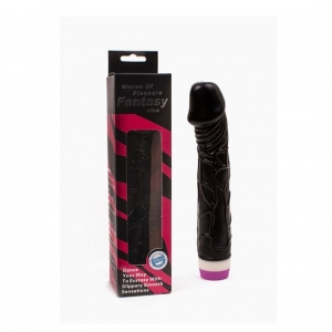 Waves of pleasure crni silikonski vibrator, D0527