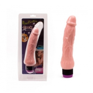 Debra silikonski vibrator u boji kože, D00536