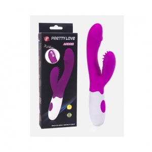 Pretty love silikonski vibrator sa clit stimulatorom, D00834