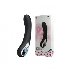 Pretty love crni silikonski vibrator sa više vrsta vibracija, D00966