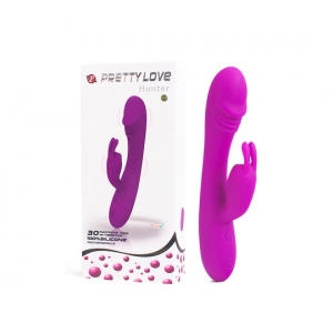 Pretty love silikonski vibrator sa zeka dodatkom, D00790