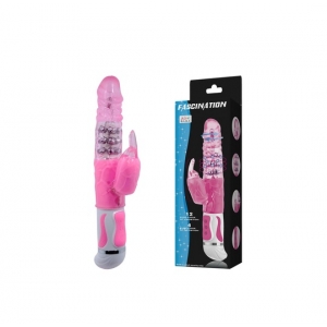 Baile rotirajući vibrator sa klitoralnim dodatkom, D0938