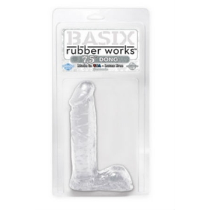 RM Basix clear 6 dildo