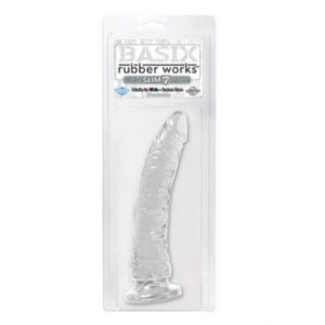 RM Basix slim 7 clear dildo