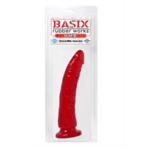 RM Basix slim 7 red dildo