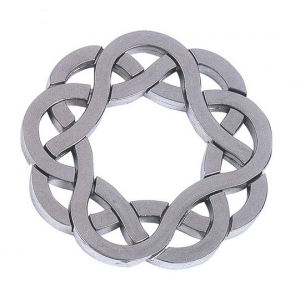 Hanayama cast puzzle coaster, 0485-19