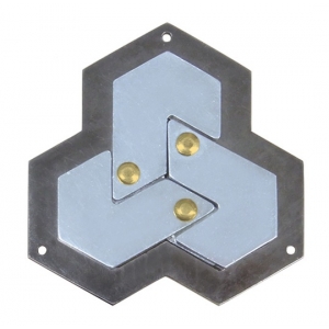 Hanayama cast puzzle hexagon, 0485-38