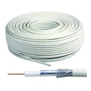 Gembird kabl-COAX-RG6/100 white (X553) koaksialni kabl RG6 bez konektora, conductivity 18%, 6.5mm, 100m