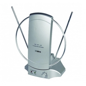 Iskra antena G2235-06 sobna sa pojačalom, UHF/VHF, dobit 36dB, 220v+12v FO