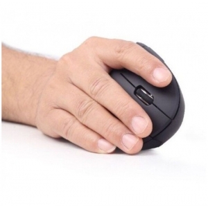 Gembird MUSW-ERGO-01 bežični ergonomic 6-button optical mouse, black 95mm