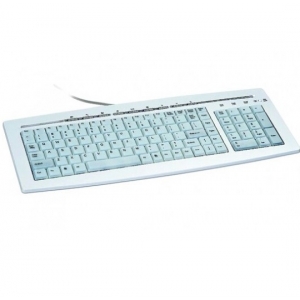 Gembird KB-9848L tastatura sa pozadinskim osvetljenjem US layout, PS/2 (799)