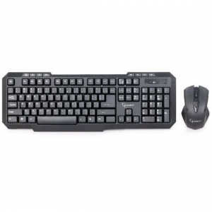 Gembird KBS-WM-02 gejmerska tastatura US + bežični miš USB