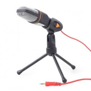 Gembird MIC-D-03 mikrofon sa tripodom 3,5mm black