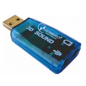 Gembird CMP-SOUNDUSB13 USB 5.1 3D zvučna karta, zamenjuje audio kontrolora u PC (SC-USB-01) (247)