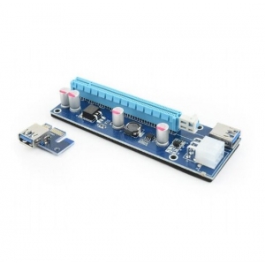 Gembird RC-PCIEX-03 PCI-Express riser add-on card, PCI-ex 6-pin power connector