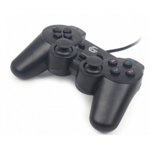 Gembird JPD-UDV-01 USB 2.0 analog vibration gamepad black (349)