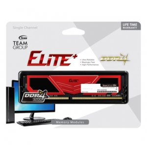 TeamGroup DDR4 TEAM ELITE PLUS RED UD-D4 16GB 3200MHz 1,2V 22-22-22-52 TPRD416G3200HC2201 (6899)