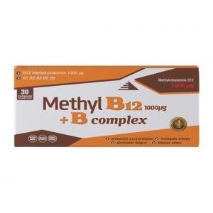 Biofaktor methyl B12 1000 µg + B complex, vitamin B12