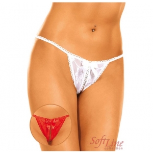 Softline crvene tange sa otvorom za vaginu, SLC0230620