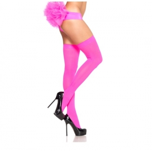Leg Avenue pink neprovidne ženske čarape, LEGAV02039