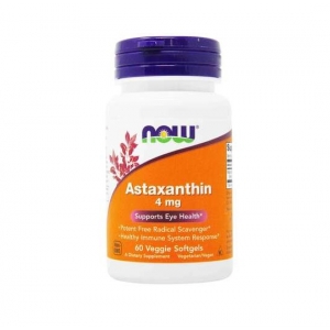 Now Foods astaxanthin, 4mg (60 gel kapsula)