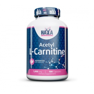 Haya Labs acetyl l-carnitine, 1000mg (100 kapsula)