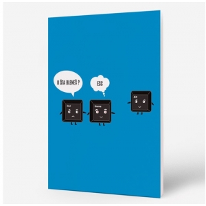 Čestitka ctrl alt esc, 0256-13