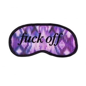 Maska za oči fuck off ljubičasta, 0984-09