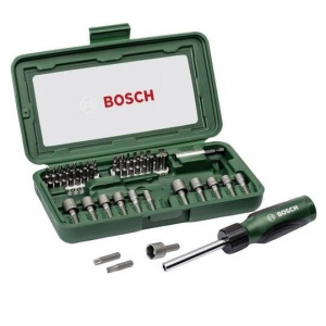 Bosch accessories promoline 2607019504 bit set 46-piece Slot, Phillips, Pozidriv, Star, Allen