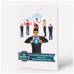 Čestitka uspešni šef, 0256-11