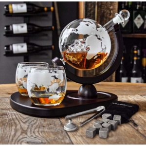 Deluxe viski set globus, 2571-0