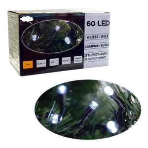 60 led lampica bele boje sa 8 funkcija, 52-110