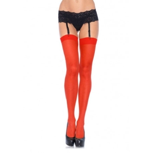 Sheer Stockings - RED - O/S - HOSIERY, LEGAV00899