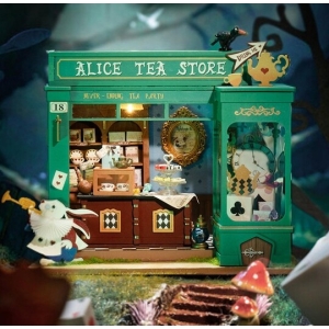 Alice tea store maketa puzzla robotime 3D, 2641-0