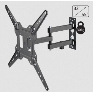 Zidni nosač 23 inch-55 inch, full motion, crni LCDH 291